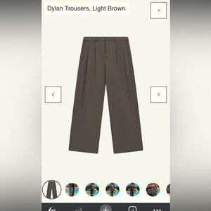 New Light brown 33 mm Dylan pants sz medium